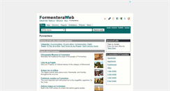 Desktop Screenshot of formenteraweb.com